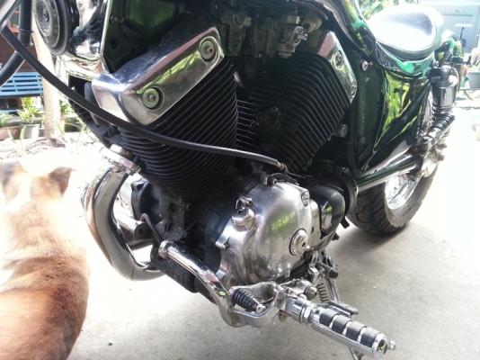 ขาย Yamaha Virago 400CC โครเมี่ยมทั้งคัน ทะเบียนแท้ + พรบ แท้พร้อมโอน