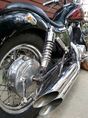 ขาย Yamaha Virago 400CC โครเมี่ยมทั้งคัน ทะเบียนแท้ + พรบ แท้พร้อมโอน