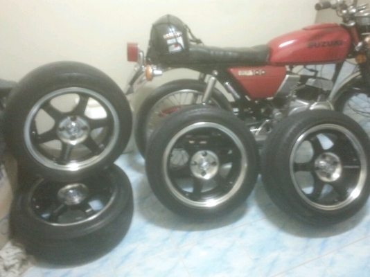 ขายTE37พร้อมยางขอบ15 ...7500]ลดเหลือ7000รีบๆเรย