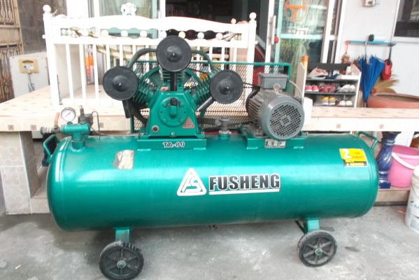 ปั้มลม FUSHENG TA-80 305 ลิตรพร้อมใช้งาน ไฟ380 5แรง