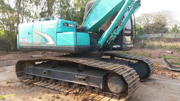 ขายด่วน KOBELCO SK200 YN12 สภาพพร้อมใช้งาน เครื่องปั้มดี รถสวย ภายในเรียบร้อย ไฟฟ้าสมบูรณ์ โซ่ช่วงล่างเต็ม รถทำงาน 69xx กว่าชั่วโมง เอกสารใบแจ้งจำหน่าย