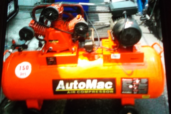 ปั้มลม150ลิตรไฟ220Vมอเตอร์2แรงพร้อมใช้  13500
