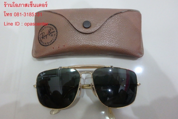 แว่นกันแดด RAYBAN USA กรอบทอง 62-14 สีดำ ของแท้ มีกล่อง ส่งฟรี แว่นกันแดด RAYBAN USA กรอบทอง 62-14 สีดำ ของแท้ มีกล่อง ส่งฟรี