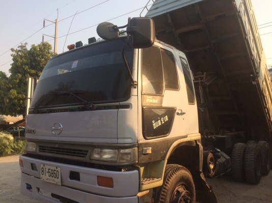 ขายสิบล้อดัมพ์ Hino 2K เครื่อง 240 แรง 2 เพลา ปี 40 กระบะดัมพ์สามมิตร ทะเบียนพร้อม