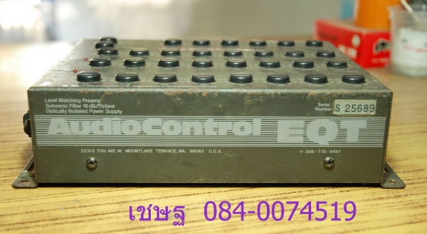 Audiocontrol EQT 30 Band ราคา 1000 บาท Audiocontrol EQT 30 Band ราคา 1000 บาท