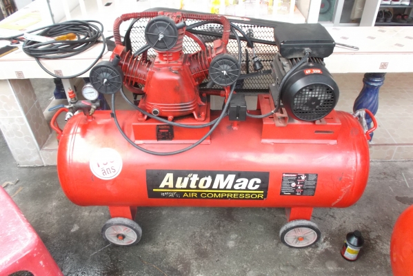 ปั้มลม 150 ลิตร ไฟบ้าน220v มอเตอร์2แรง(ต้องเอาไปเช็คเอาคับลมขึ้นช้า)