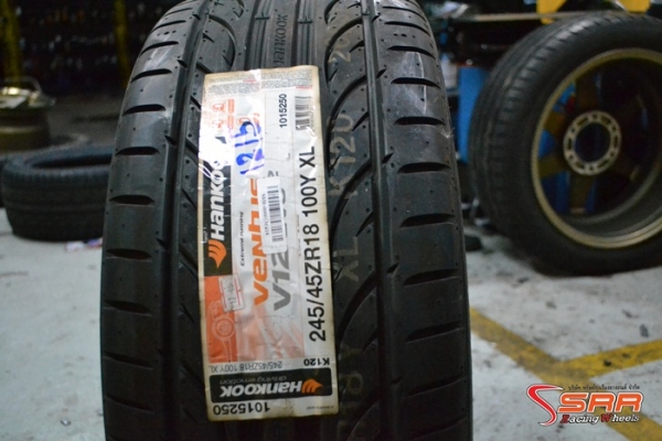 HANKOOK V12 EVO2 245/45R18 เส้นละ 3,000 บาท