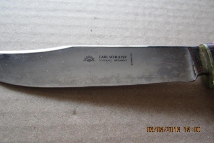 ขายมีดตราตางานเก่าMade in Germany. ด้ามเขาสัตว์งานเก่าเก็บ40ปี