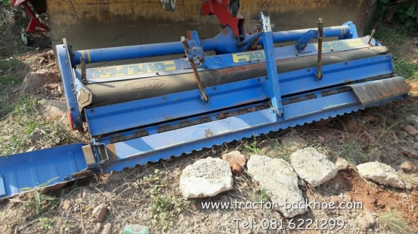 โรตารี่ พรวนดิน ขนาดยาว 2.3 เมตร สำหรับติดรถไถ สภาพสวยๆ เก่าญี่ปุ่น