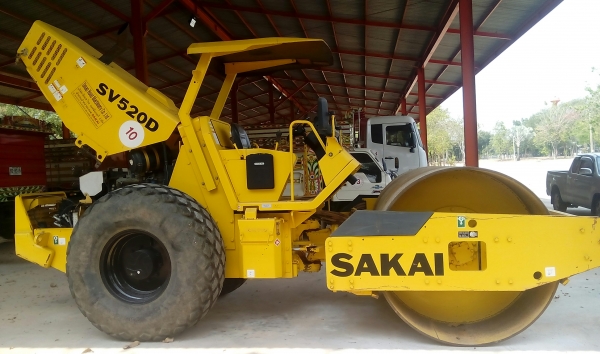 รถบด10ตัน SAKAI SV520-D เปลือกเรียบ,มีทะเบียน,รถสวยพร้อมใช้,สนใจซื้อโทร. 084-5649130