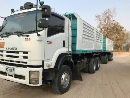 ISUZU360 แรงปี 56 ราคา 2,730,000 แม่ดั้ม- ลูกดั้ม3 คาน สามมิตร วิ่ง 31x,xxx รถพร้อมใช้ เอกสารเล่มทะเ
