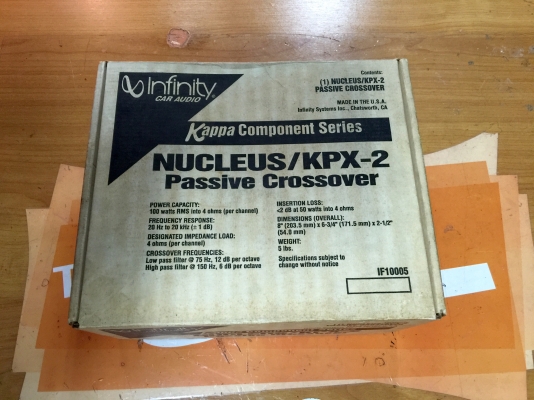 ขายครอส 3 ทาง Infinity PASSIVE  CROSSOVER Kappa/KPX-2