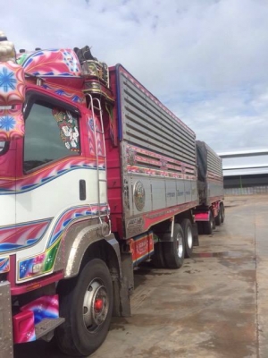 ขาย!!! รถพ่วง ISUZU 360 ปี 56 สภาพดี เช็คศูนย์ตลอด 2 พ่วง