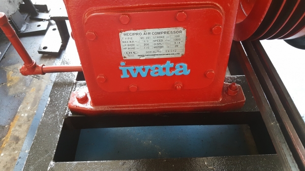 ขายปั้มลมแบบลูกสูบ ขนาด 30 แรงพร้อมมอเตอร์ ใช้งานได้เลย