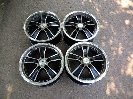 #ขายล้อซิ่งถูกๆ ขอบ15 4 วง ราคา 3,500 บาท