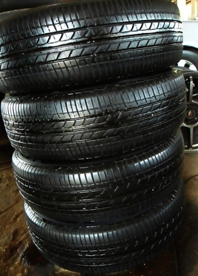 แม็กขอบ15 แท้ 4รู100 ยางบริดสโตน ลงพื้นปี14 ดอกหนา ล้อละ1400