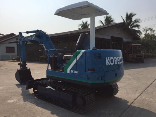 รถขุด KOBELCO SK027 ทำสีใหม่ มือสองนำเข้าญี่ปุ่น รถขุด KOBELCO SK027 ทำสีใหม่ มือสองนำเข้าญี่ปุ่น
