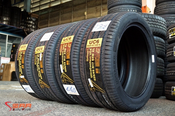 Continental UltraContact UC6 225/45R17 เส้นละ 3,500 บาท