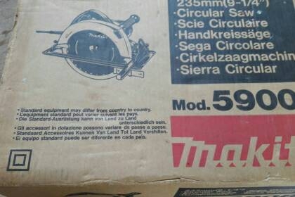 ขายเลื่อยวงเดือนMAKITA MODEL5900B MADE IN JAPAN.ขนาดใบ9"ใหม่เก่าเก็บ