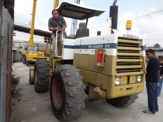 ขายด่วนรถตักล้อยางเอวอ่อนkomatsu=510กรองคู่สวยเก่วนอก
