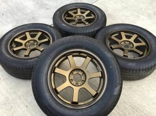 แม็กขอบ18 6รู114 ตรงรุ่นนิสสัน นาวาร่าพร้อมยางใหม่