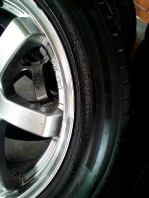 LENSO RT7 ขอบ20 6รู139 พร้อมยาง