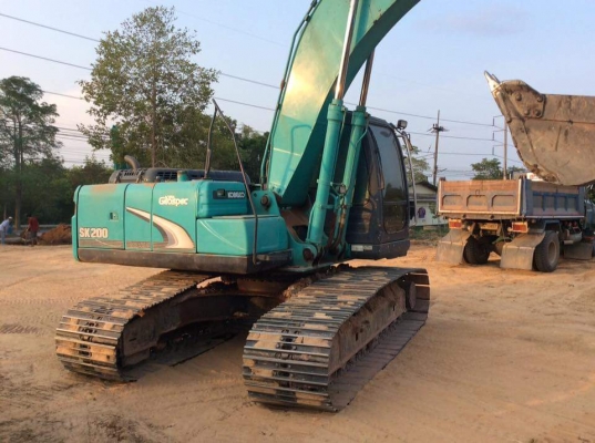 ขาย 1,590,000 KOBELCO sk 200-8 yn 12 super ไฟฟ้าครบ เครื่องดี ปั้มแรง เอวแน่น ช่วงล่างสวย เอกสารแจ้งจำหน่าย(รถอยู่ ระยอง) 090-772-3710 090-772-3708