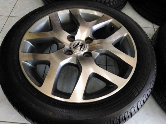 ล้อเง Honda City รุ่น Top ขอบ 16 พร้อมยาง Bridgestone 185 55 16 ปลายปี 14 ยางสวย ล้อสวยเดิมๆ ขายถูกทั้งชุด 4,900.- ใส่ถ่วงฟรี ส่งทั่วไทยค่ะ