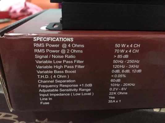 amp Voleane 4ch VAX-4000 ของใหม่ 1900