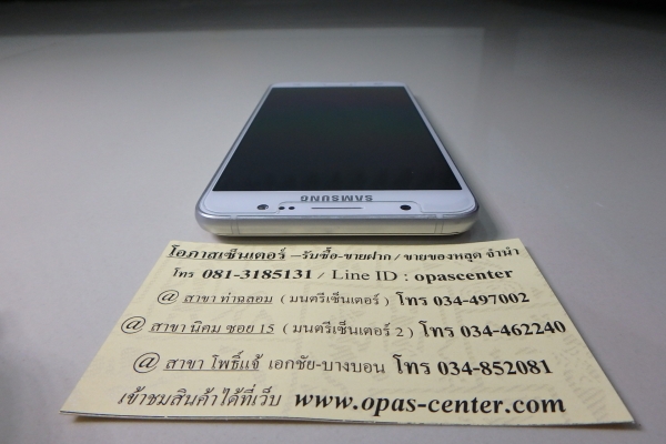 Samsung Galaxy J7 (2016) สีทอง สภาพใหม่ ติดฟีล์ม ประกันศูนย์ถึง สค.60 ส่งฟรี