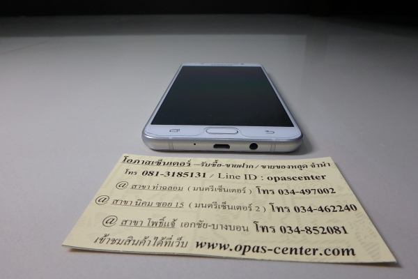 Samsung Galaxy J7 (2016) สีทอง สภาพใหม่ ติดฟีล์ม ประกันศูนย์ถึง สค.60 ส่งฟรี