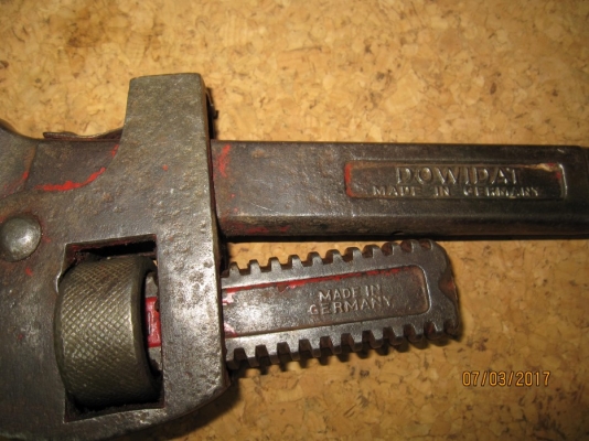 ประแจจับแป๊บ ขาเดี่ยว DOWIDAT  Made in GERMANY ของแท้ครับ