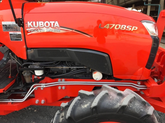 ขายรถไถคูโบต้า L4708Sp 4WD2เพลา ใช้งาน 400 ชั่วโมง สภาพสวยพร้อมใช้ค่ะ พร้อมอุปกรณ์ ใบมีดหน้าและโลเตอร์รีจอบหมุน ราคา 498,000 บาท #พร้อมส่งฟรีถึงบ้าน โทรสอบถามได้เลยค่ะ 081-9136451 ขอดูรูปทาง Line:Bow6451  เครื่องดี เกียร์ดี ยางดีทั้ง 4 เส้น ตรวจเชคเรียบร้