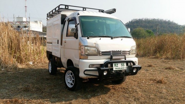 -ขายdaihatsu hijet jumbo s210p 4x4 (มีแค็ป หลังคาสูง) หายากมีไม่เกิน 10คันในไทย