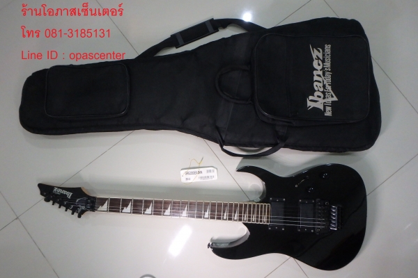กีต้าร์ไฟฟ้า Ibanez GIO รุ่นฟรอยโรส GRG220DEX-BKN สีดำ สภาพใหม่ มีกระเป๋าหนา