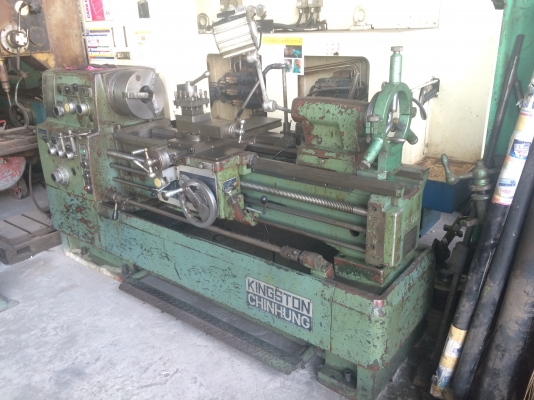 ขายเครื่องกลึง6ฟุต4เพลามีเบรคสามขาครบเครื่องสวยครับราคาเบาๆ