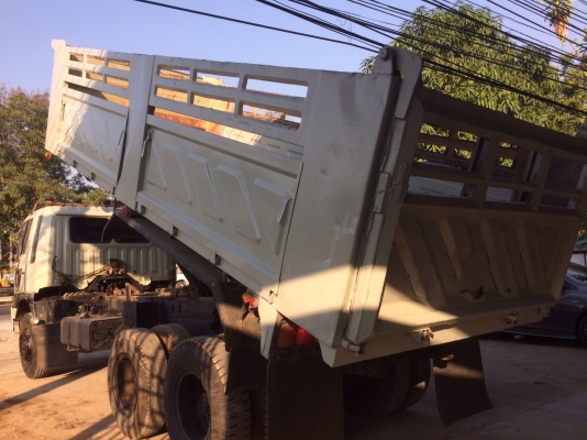ขายสิบล้อดัมพ์ HINO 3M เครื่อง 240 แรง 2 เพลา ปี 39 กระบะดัมพ์สามมิตร ทะเบียนพร้อม