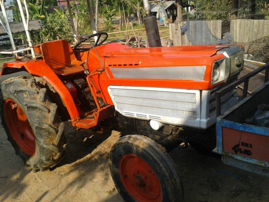 คูโบต้า24แรงพร้อมผานพรวนและผานบุกเบิกเครื่ิองดีเกียดีใฮโนลิกสมบูรณ์