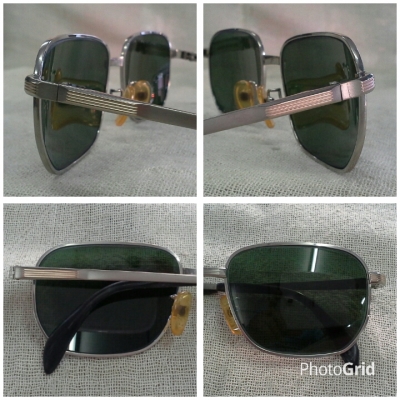 แว่นตาสูงศักดิ์ในราชสำนักอังกฤษ &#039;ไททาเนียมบริสุทธิ์&#039;  Vintage AQUASCUTUM handmade in Endland