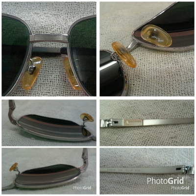 แว่นตาสูงศักดิ์ในราชสำนักอังกฤษ &#039;ไททาเนียมบริสุทธิ์&#039;  Vintage AQUASCUTUM handmade in Endland
