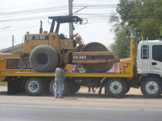 รถบด10ตัน2เพลา CAT CS563 เอกสารเล่มทะเบียน,รถพร้อมใช้