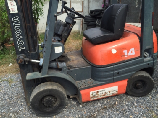 ขายรถโฟล์คลิฟท์มือสอง Forklift TOYOTA รุ่น 6FGL14