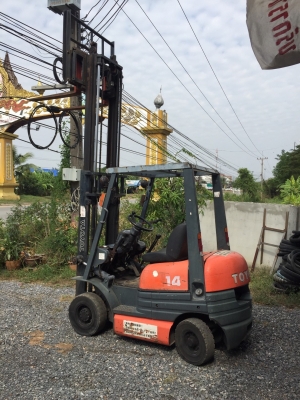 ขายรถโฟล์คลิฟท์มือสอง Forklift TOYOTA รุ่น 6FGL14