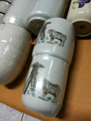 ทั้งหมด 400 บ. ส่งฟรี 083-2000058 LINE ID :line832923 9ชุด 23ชิ้น  ชุดแก้วเซรามิกจัดรวมสวยๆ