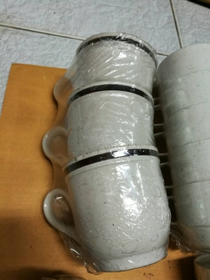 ทั้งหมด 400 บ. ส่งฟรี 083-2000058 LINE ID :line832923 9ชุด 23ชิ้น  ชุดแก้วเซรามิกจัดรวมสวยๆ