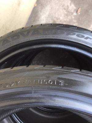 ขายยาง YOKOHAMA ADVAN Sport V105s 235-35-19,265-30-19 ปี13 ดอกเต็ม สภาพสวย ไม่มีตำหนิ ชุดละ 6,900 บา ขายยาง YOKOHAMA ADVAN Sport V105s 235-35-19,265-30-19 ปี13 ดอกเต็ม สภาพสวย ไม่มีตำหนิ ชุดละ 6,900 บา