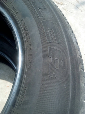 265/65R17 BRIDGESTONE DUELER H/T 684II สวย ดอกยางดี ทนทาน มี 2 เส้น tel.063-286-3551,081-427-3941 265/65R17 BRIDGESTONE DUELER H/T 684II สวย ดอกยางดี ทนทาน มี 2 เส้น tel.063-286-3551,081-427-3941