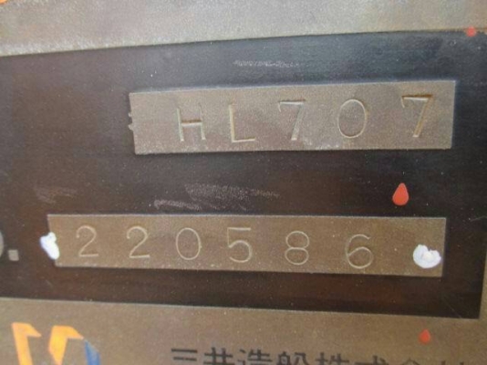 ขายด่วนรถยกตักเอวอ่อนมิสซูHL707 ตักยก2.5ตันยกสูง3เมตรรถขับเคลื่อน4ล้อรถนอกเพื่งนำเข้ามายังไม่เคยใช้งานในเมืองไทยเลย