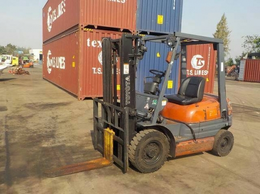 ขายด่วนรถยกดีเซลTOYOTA 6FD20ยก2ตันเสาสูง3เมตรเคื่องโตต้า4สูบ2Zดีเซลยางตัน4เส้นรถนอกเพิ่งนำเข้ามายังไม่เคยใช้งานในเมืองไทยเลย