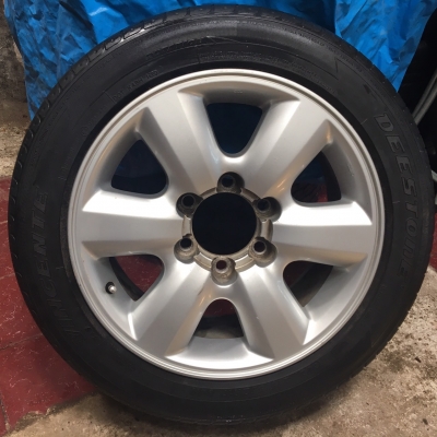 ล้อ ยาง อะไหล่ 6รู 139 Toyota Fortuner ขอบ 17